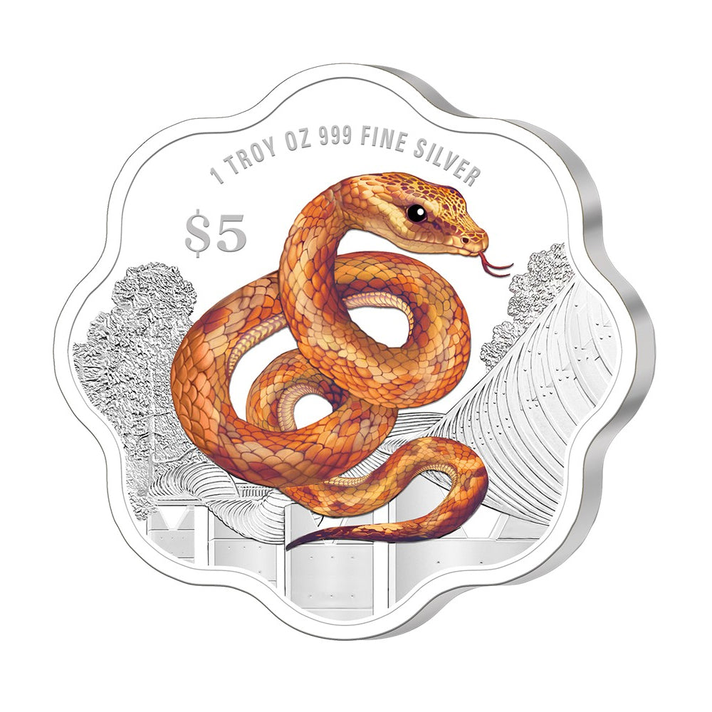 The Singapore Mint] 2025 Singapore Lunar Snake 1 troy oz 999 Fine