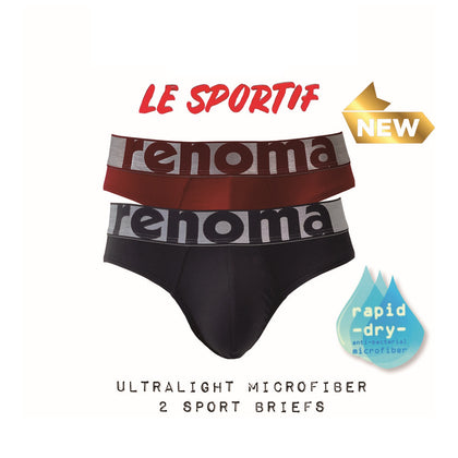 RENOMA Mini Briefs (2-pcs pack) - Assorted Colours