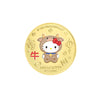 [The Singapore Mint] Sanrio Hello Kitty Zodiac 24K Gold-Plated Color Medallion Festive Pack - Ox