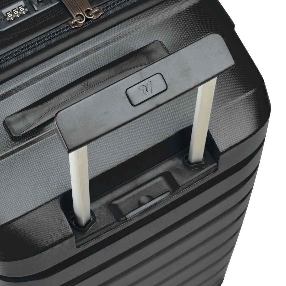 RONCATO 78.5cm B-Flying Trunk Polypropylene Double-Wheel Hard Case Spinner Luggage - Black