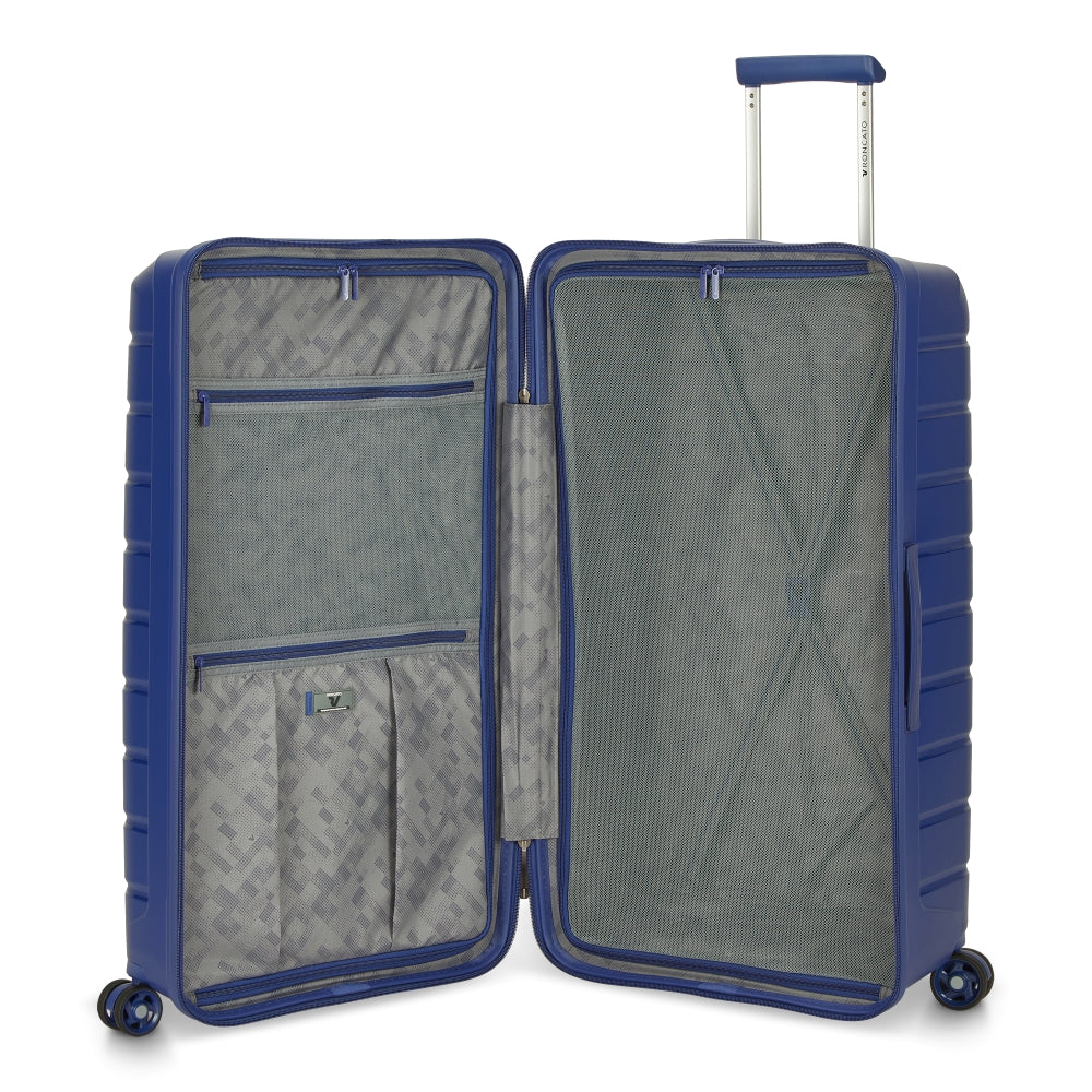 RONCATO 78.5cm B-Flying Trunk Polypropylene Double-Wheel Hard Case Spinner Luggage - Bu Notte