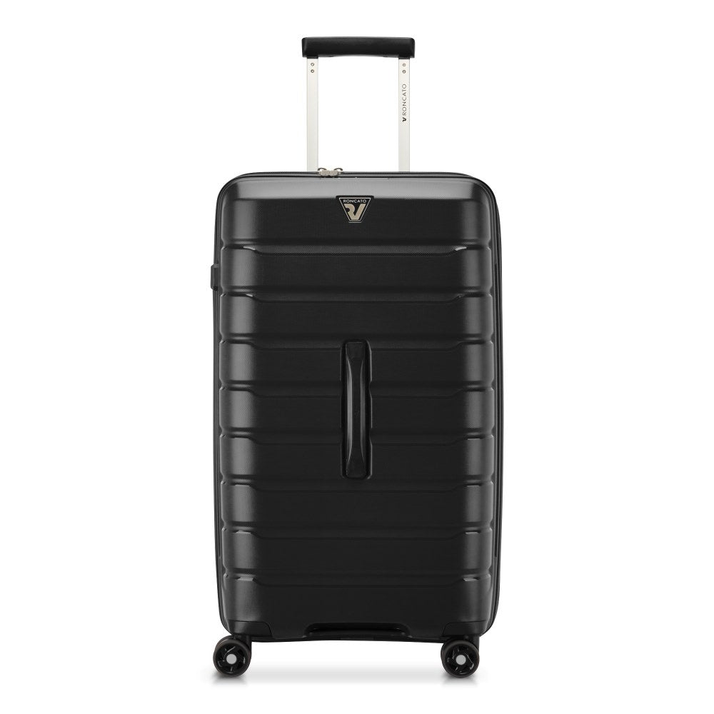 RONCATO 69cm B-Flying Trunk Polypropylene Double-Wheel Hard Case Spinner Luggage - Black