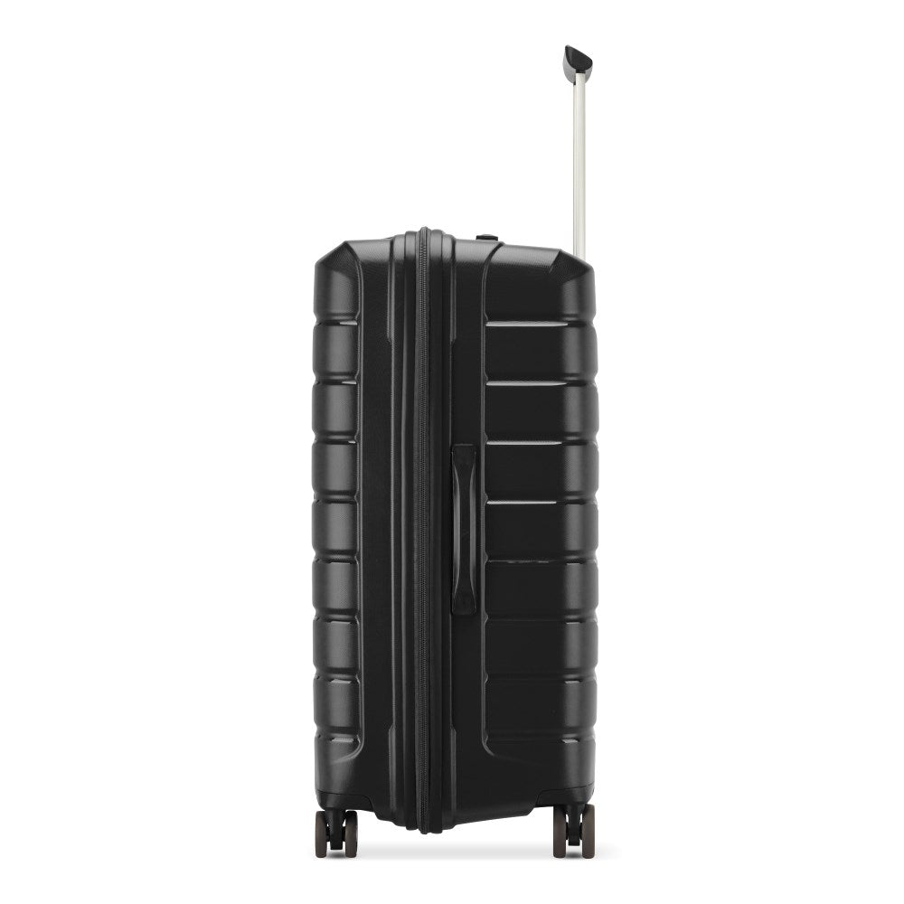 RONCATO 69cm B-Flying Trunk Polypropylene Double-Wheel Hard Case Spinner Luggage - Black