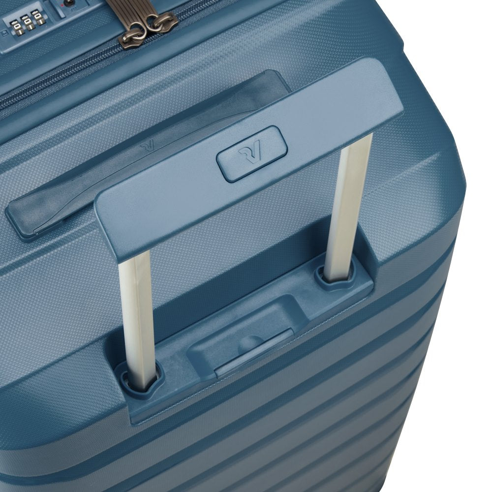 RONCATO 69cm B-Flying Trunk Polypropylene Double-Wheel Hard Case Spinner Luggage - Denis Blue