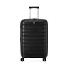 RONCATO 68cm B-Flying Polypropylene Double-Wheel Expandable Hard Case Spinner Luggage - Black