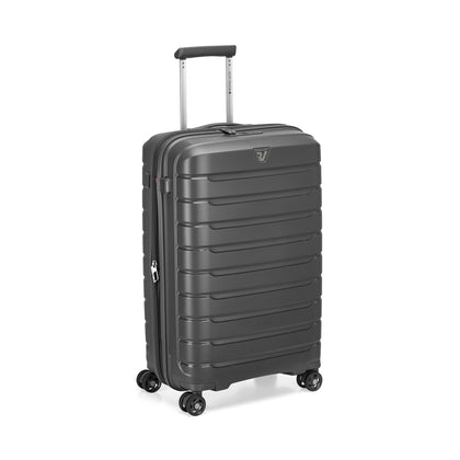 RONCATO 68cm B-Flying Polypropylene Double-Wheel Expandable Hard Case Spinner Luggage - Grey