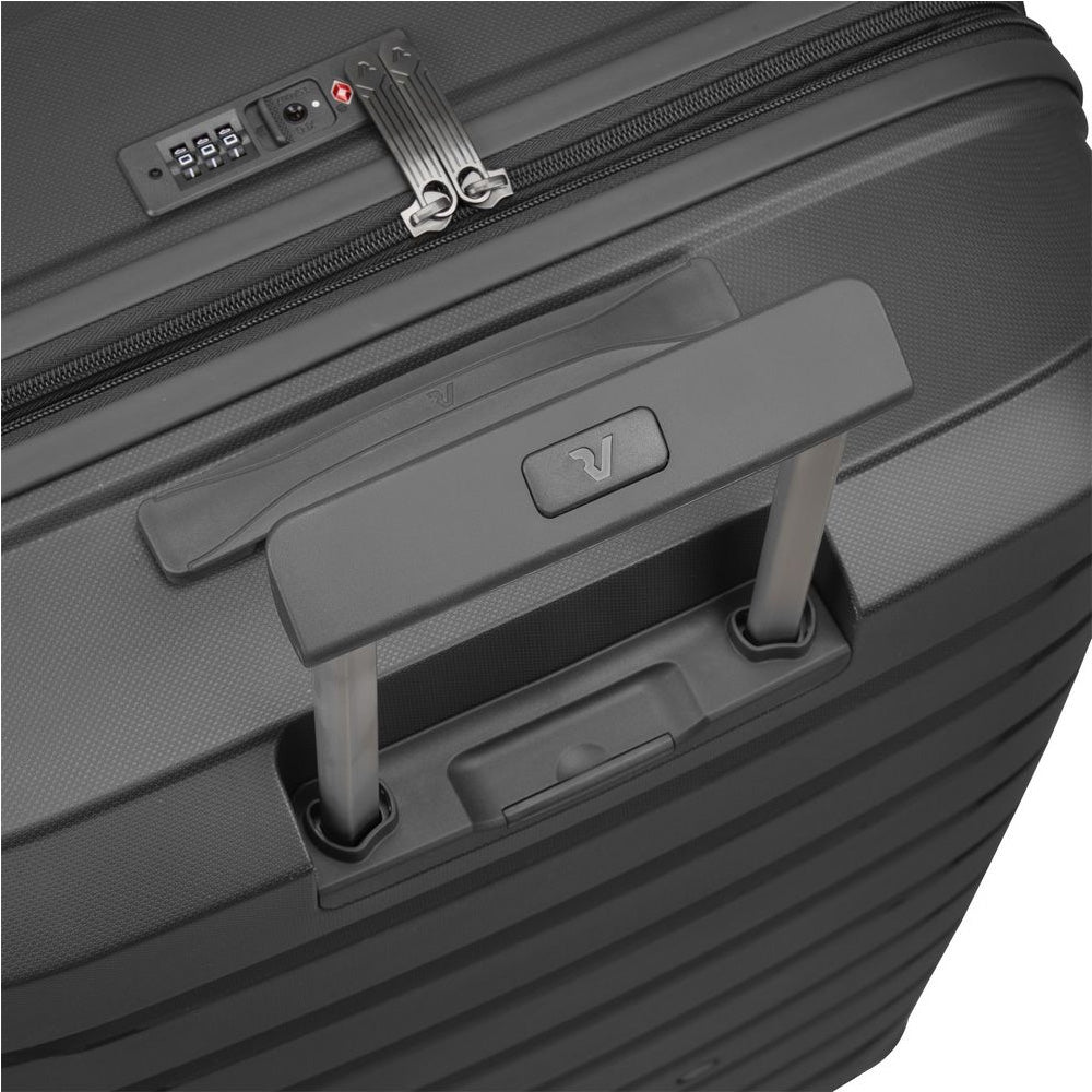 RONCATO 68cm B-Flying Polypropylene Double-Wheel Expandable Hard Case Spinner Luggage - Grey