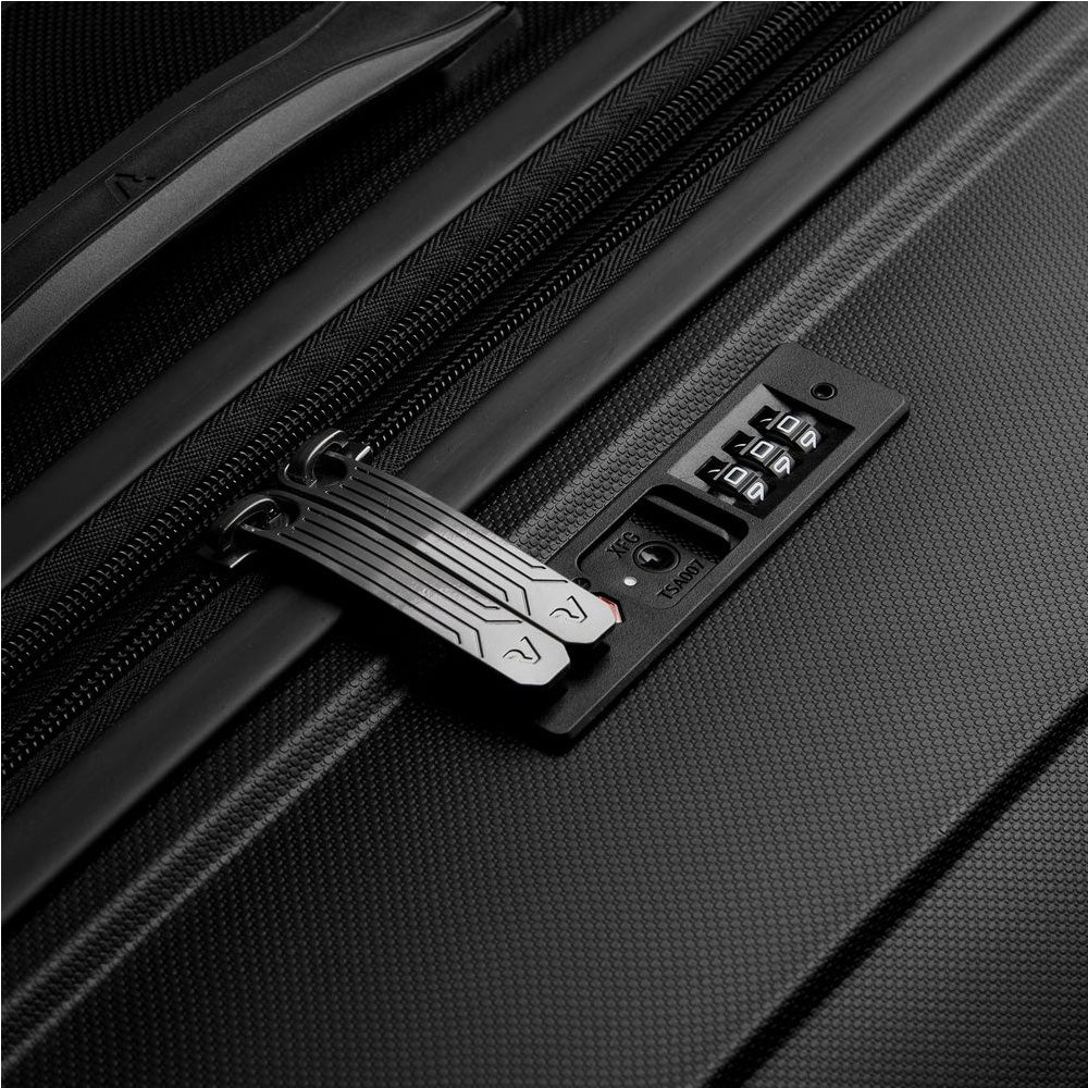 RONCATO 55cm B-Flying Polypropylene Double-Wheel Expandable Hard Case Spinner Luggage - Black