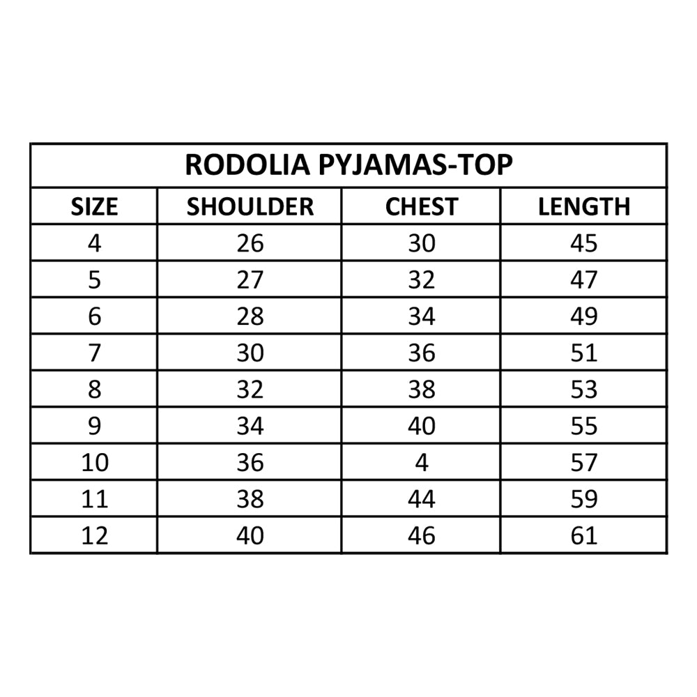 Rodolia Kids Cotton Sleepwear - Bunny