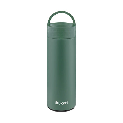Kukeri 350ml Stainless Steel Vacuum Insulated Bottle - Forest Green