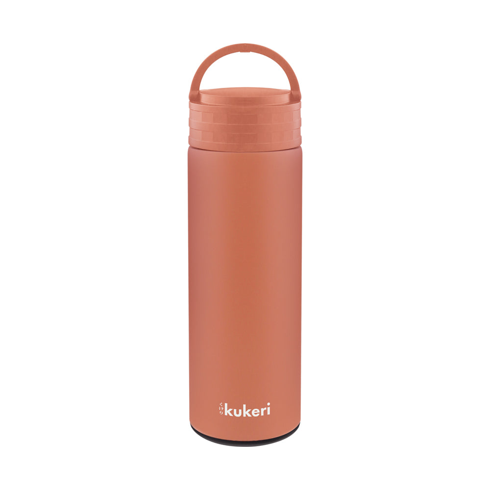 Kukeri 350ml Stainless Steel Vacuum Insulated Bottle - Salmon