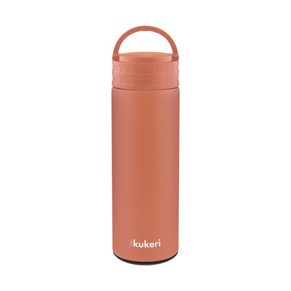 Kukeri 350ml Stainless Steel Vacuum Insulated Bottle - Salmon