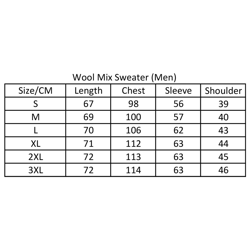 FREEZE ZONE Wool Mixed Sweater (Men) - Brown