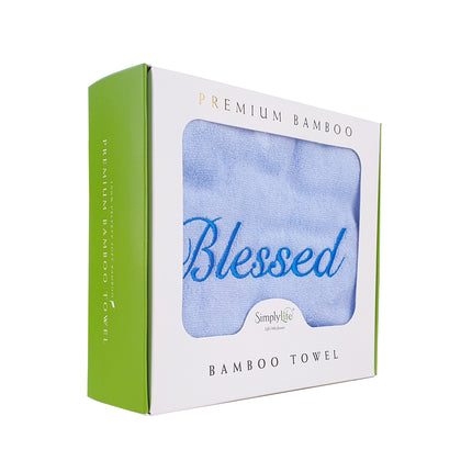 Simply Life Kids Embroidered Premium Bamboo Towel (120x60 cm) (SLTW-288BB)