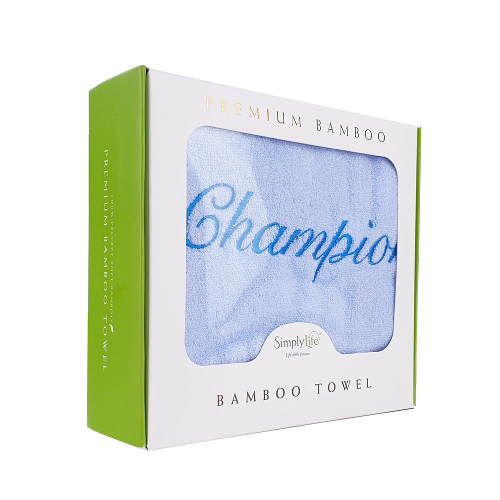 Simply Life Kids Embroidered Premium Bamboo Towel (120x60 cm) (SLTW-288CB)