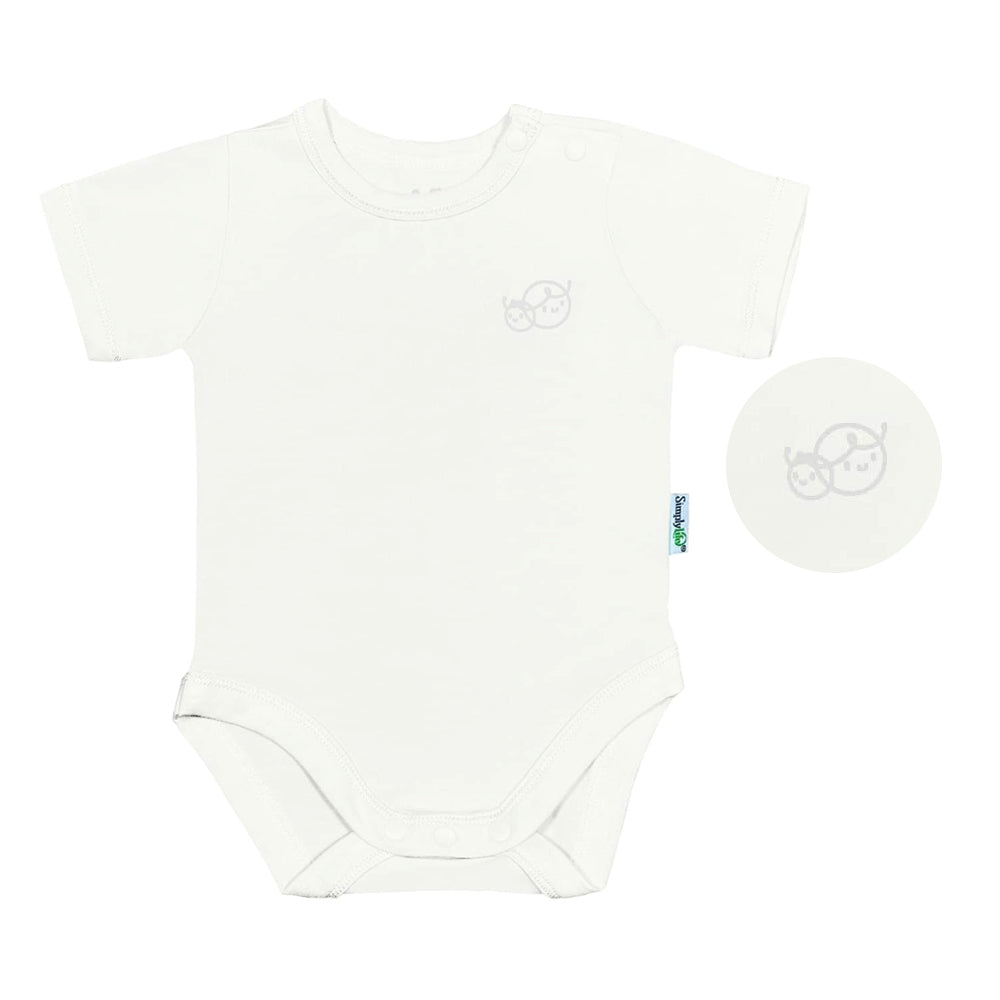Simply Life TENCEL™ Modal - Romper with shoulder button (SMWR-16PW)