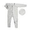 Simply Life TENCEL™ Modal - Sleepsuits long-sleeved zipper with folded mittens & footie (SMWR-39HG)