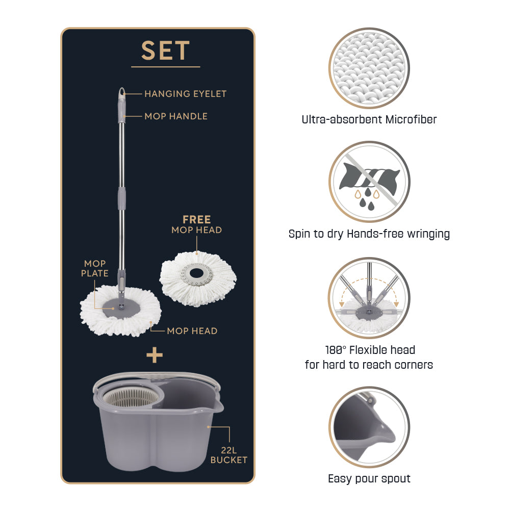 Smart Living Spin Mop – OG Singapore