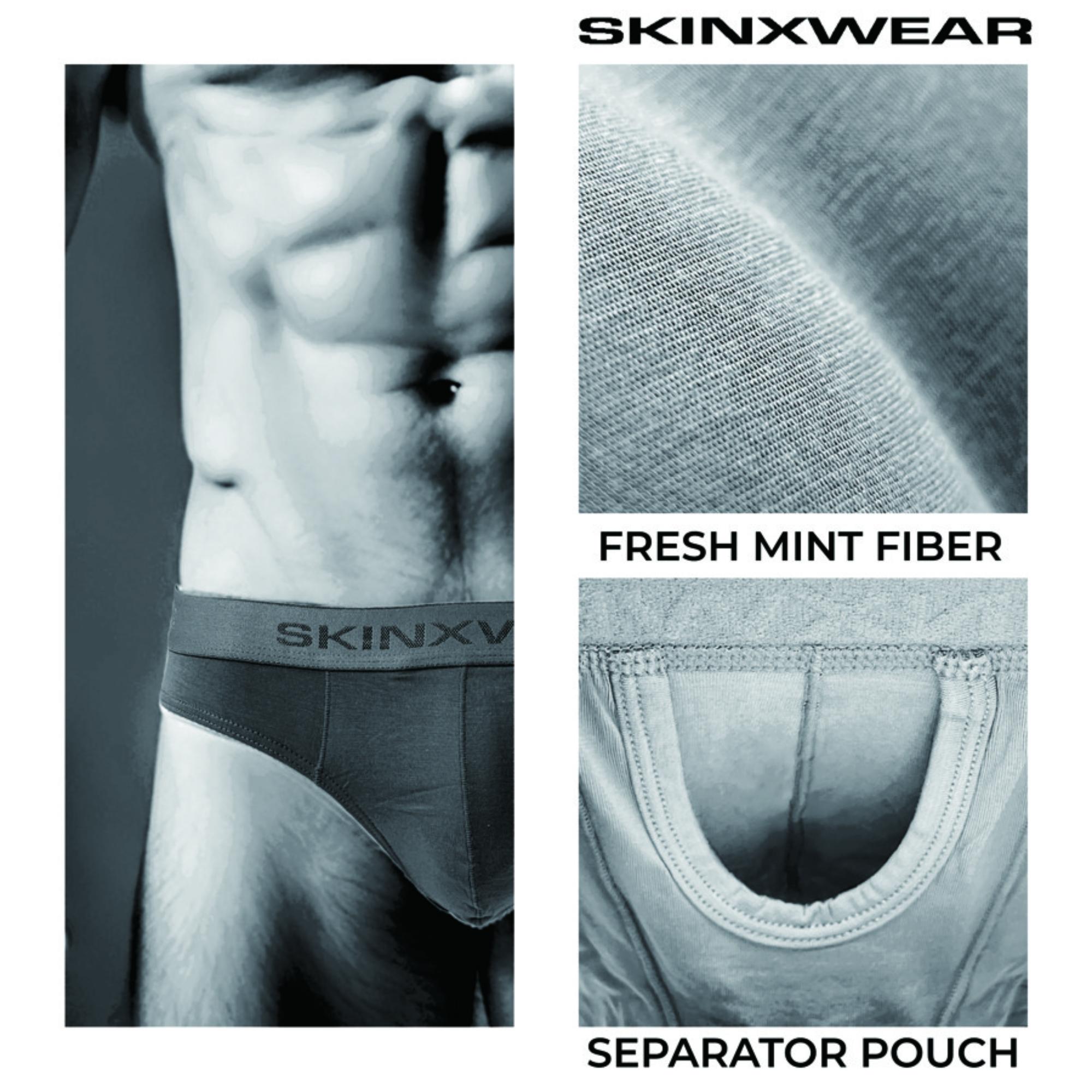 SKINXWEAR Mini Briefs (2-pcs pack) - Assorted Colours
