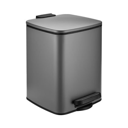 Smart Living 8L Compact Pedal Bin - Grey