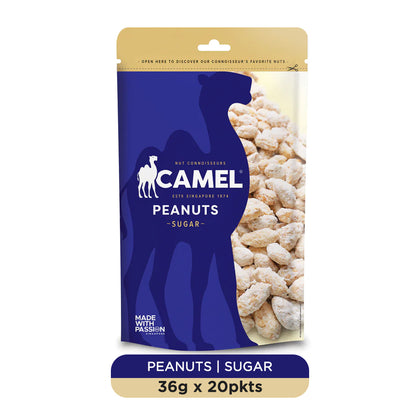 Camel Party Pack 36g x 20pkts - Sugar Peanuts