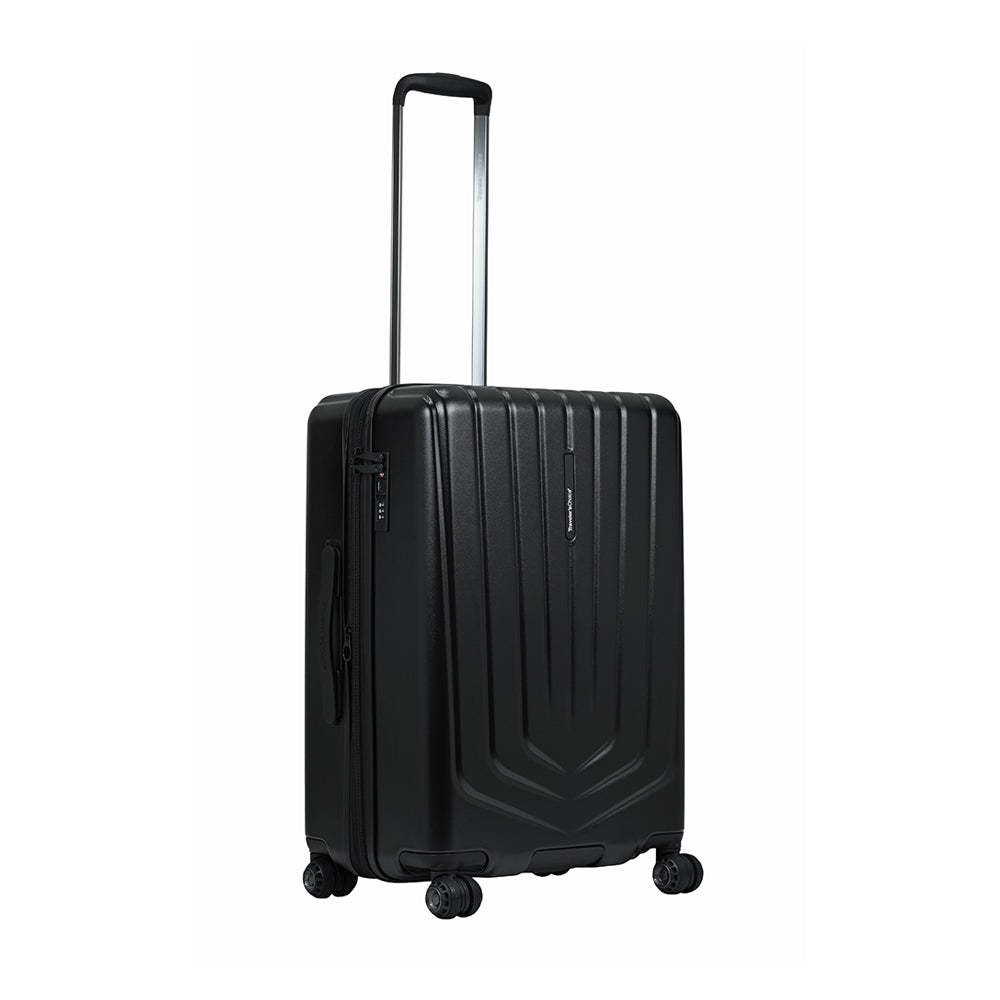 Traveler's Choice 26" 4 Double Wheels Expandable Trolley Case - Black
