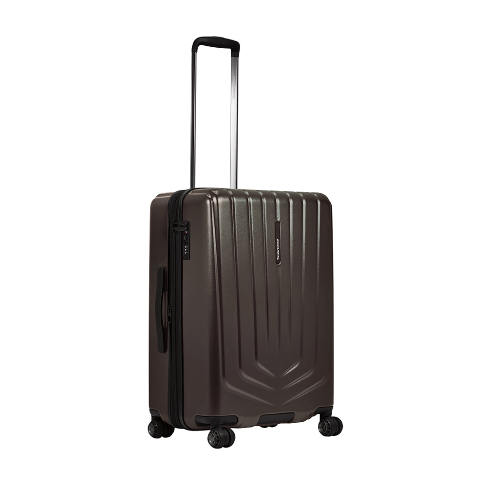 Traveler's Choice 26" 4 Double Wheels Expandable Trolley Case - Metallic Gold