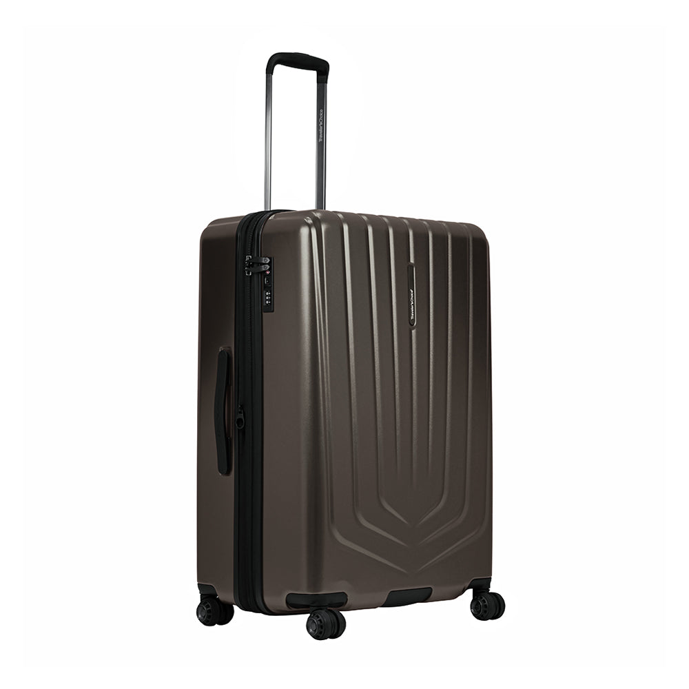 Traveler's Choice 29" 4 Double Wheels Expandable Trolley Case - Metallic Gold