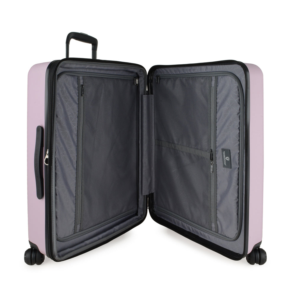 Traveler's Choice DELILAH 25" Cyclone Wheels Expandable Hardcase Spinner - Pink