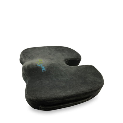 TRUE RELIEF Memory Foam Seat Cushion - Charcoal Grey