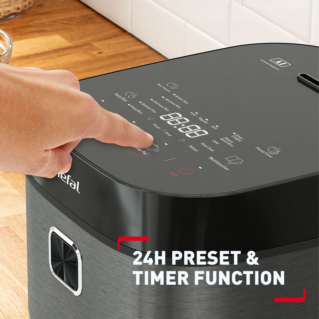 Tefal 1.8L Delirice Plus Fuzzy Logic Rice Cooker (RK776B)