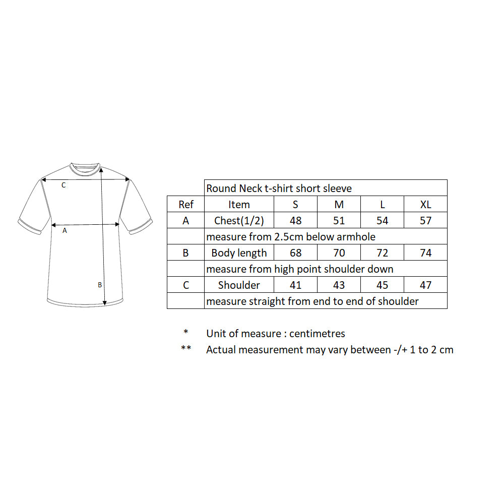 URS Short Sleeved Round Neck Tee - H (Set of 2)