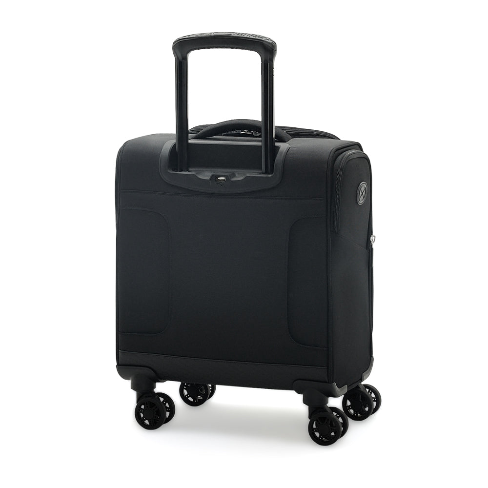 VERAGE VISIONARY GM17016-10DW 14" Laptop 4 Wheels Trolley Case - Black