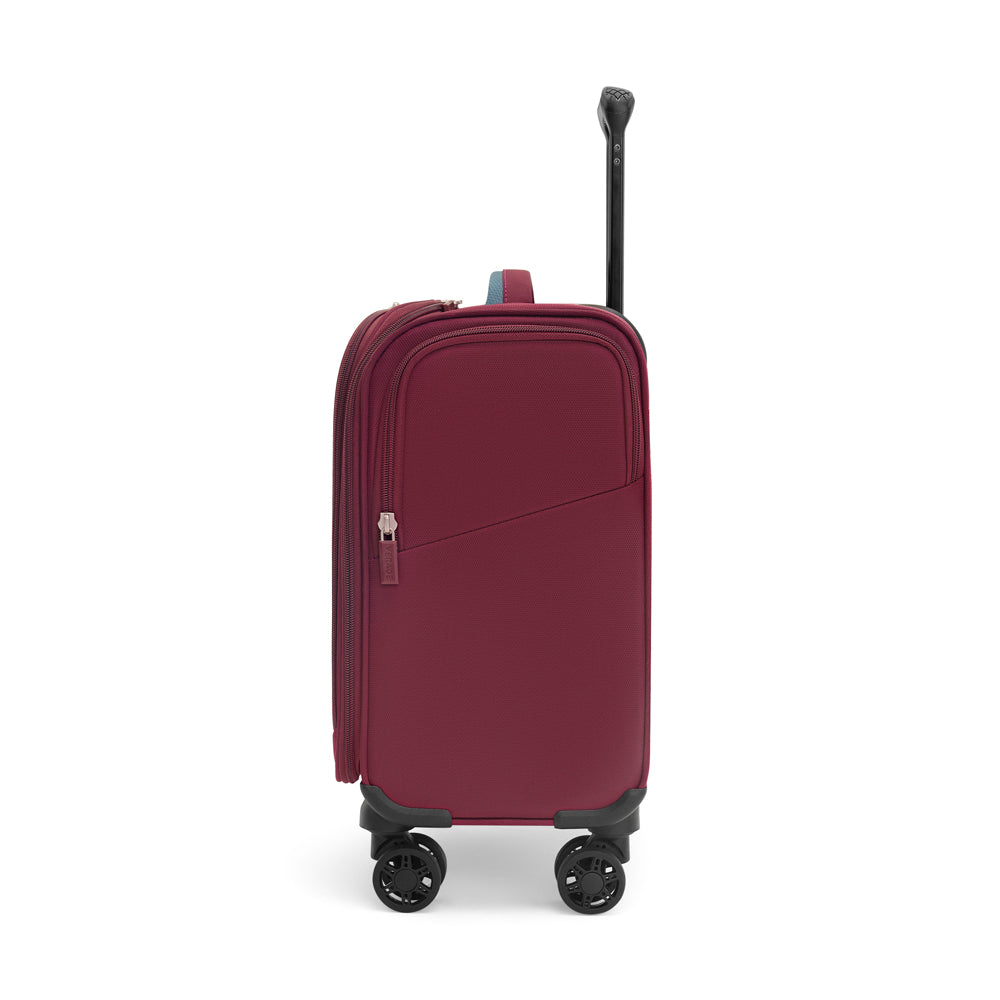 VERAGE VISIONARY GM17016-10DW 14" Laptop 4 Wheels Trolley Case - Grape Red