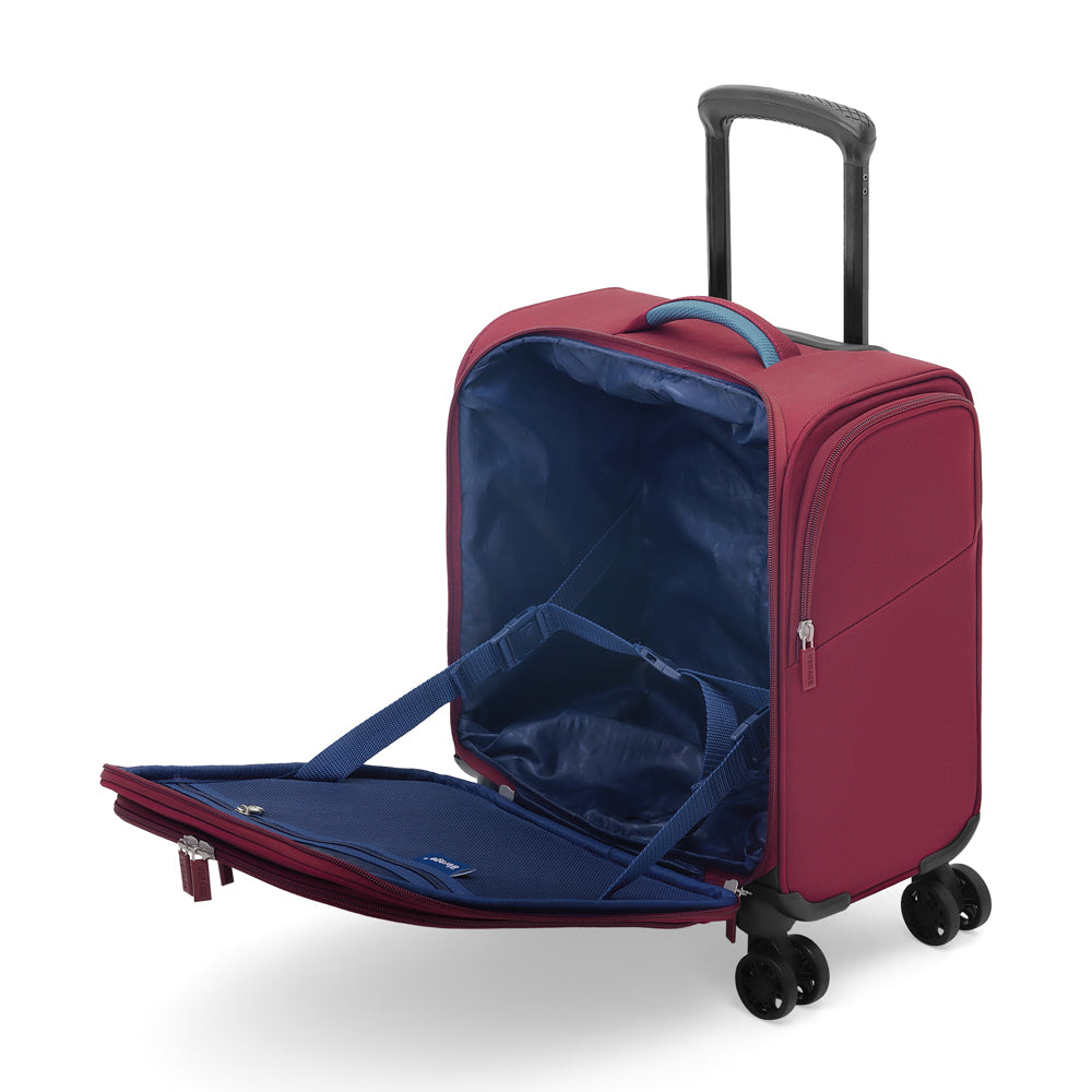 VERAGE VISIONARY GM17016-10DW 14" Laptop 4 Wheels Trolley Case - Grape Red