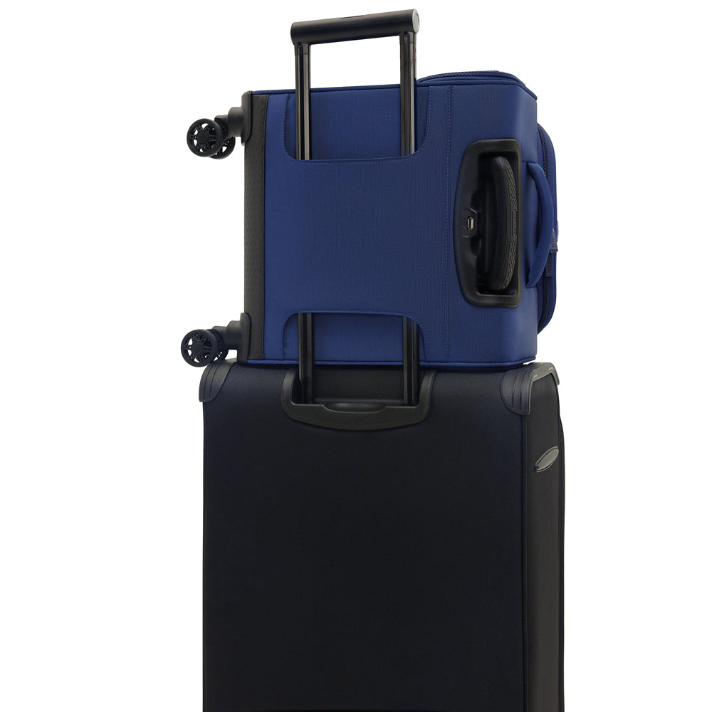 VERAGE VISIONARY GM17016-10DW 14" Laptop 4 Wheels Trolley Case - Navy