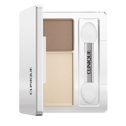Clinique All About Shadow Duo 1.7gm/.05oz Ivory Bisque/ Bronze Satin - Shimmer