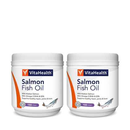 VitaHealth Salmon Fish Oil 150s x 2