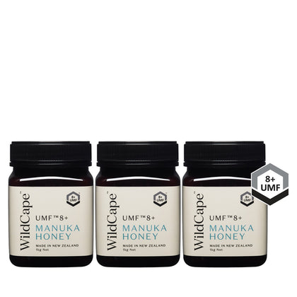 WildCape Manuka UMF 8+ 1kg - Bundle of 3