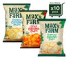 Max's Farm Cassava Chips Original / Spicy / Seaweed x 10 Packs - Carton Sale