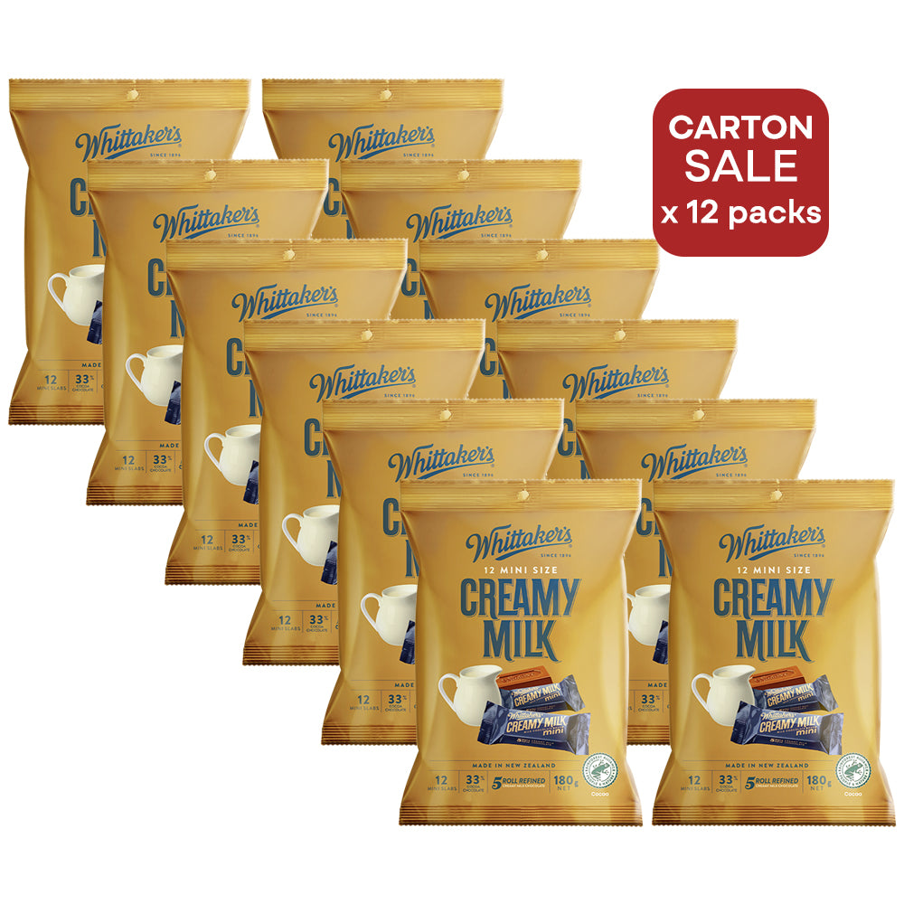ONLINE EXCLUSIVE Carton Sale] Whittaker's Creamy Milk Chocolate