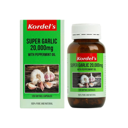 Kordel's Super Garlic 20000mg (120 Softgel Capsules)