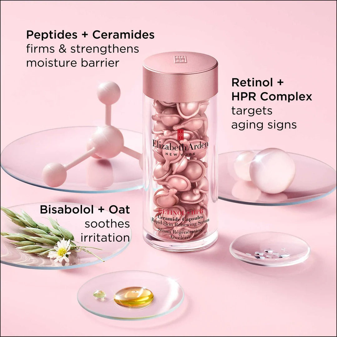 Elizabeth Arden Retinol Ceramide Capsules Line Erasing Night Serum 90 Caps