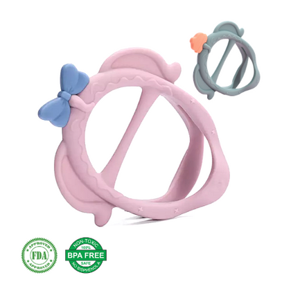 Baby Express Grab Teether Elefun - Pink (00084)