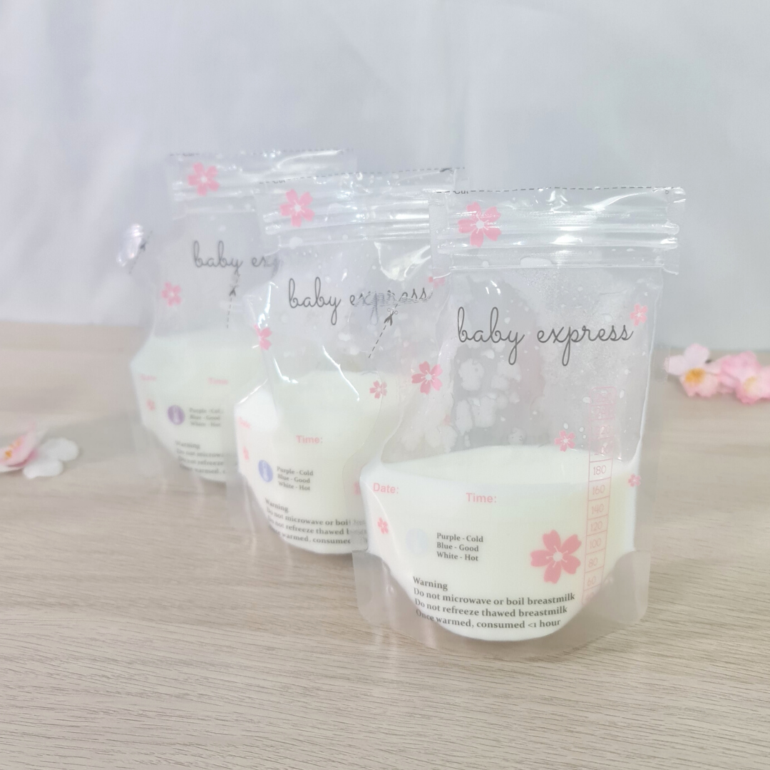 Baby Express Breastmilk Storage Bag With Thermal Sensor (00770)