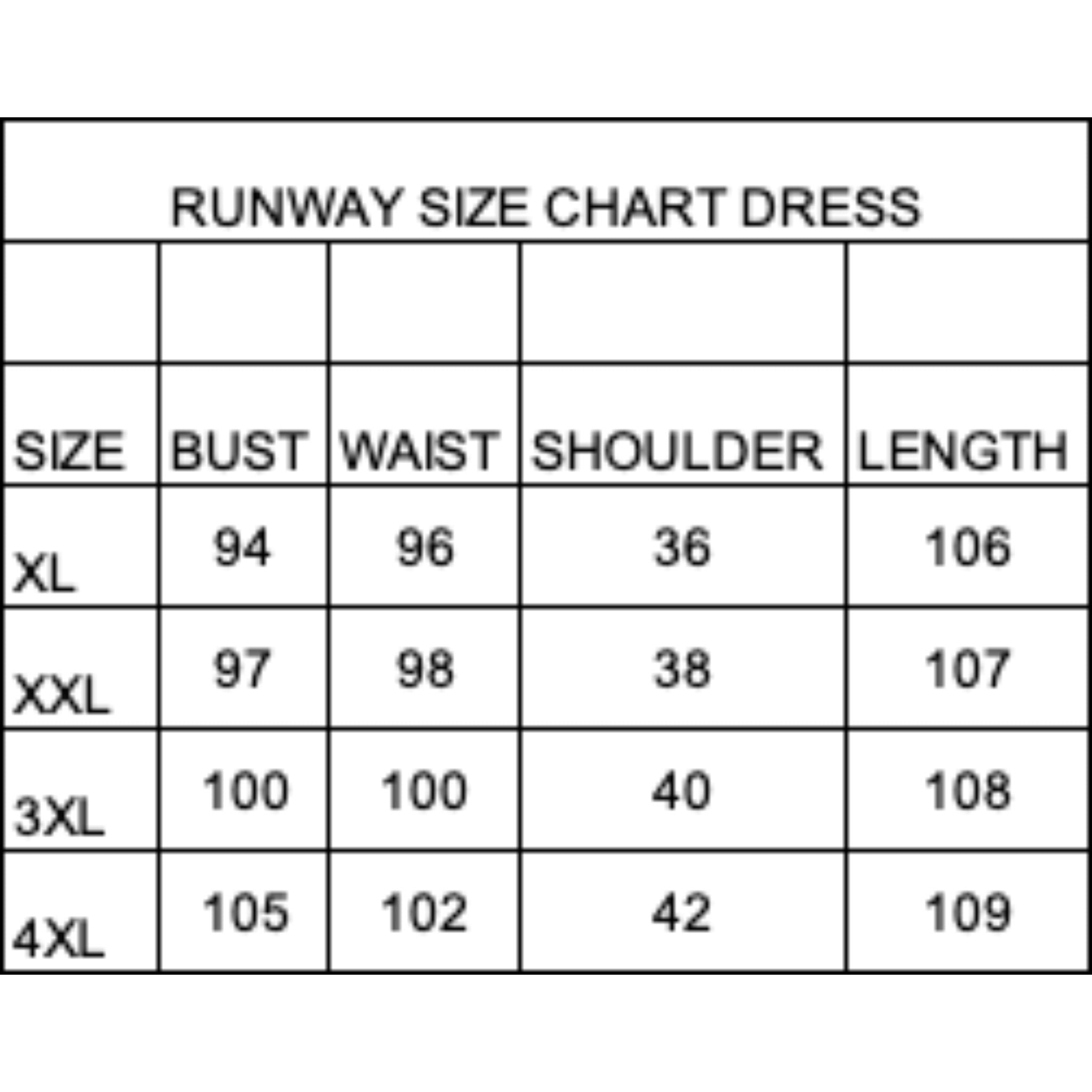 Runway Floral Print Dress - Orange