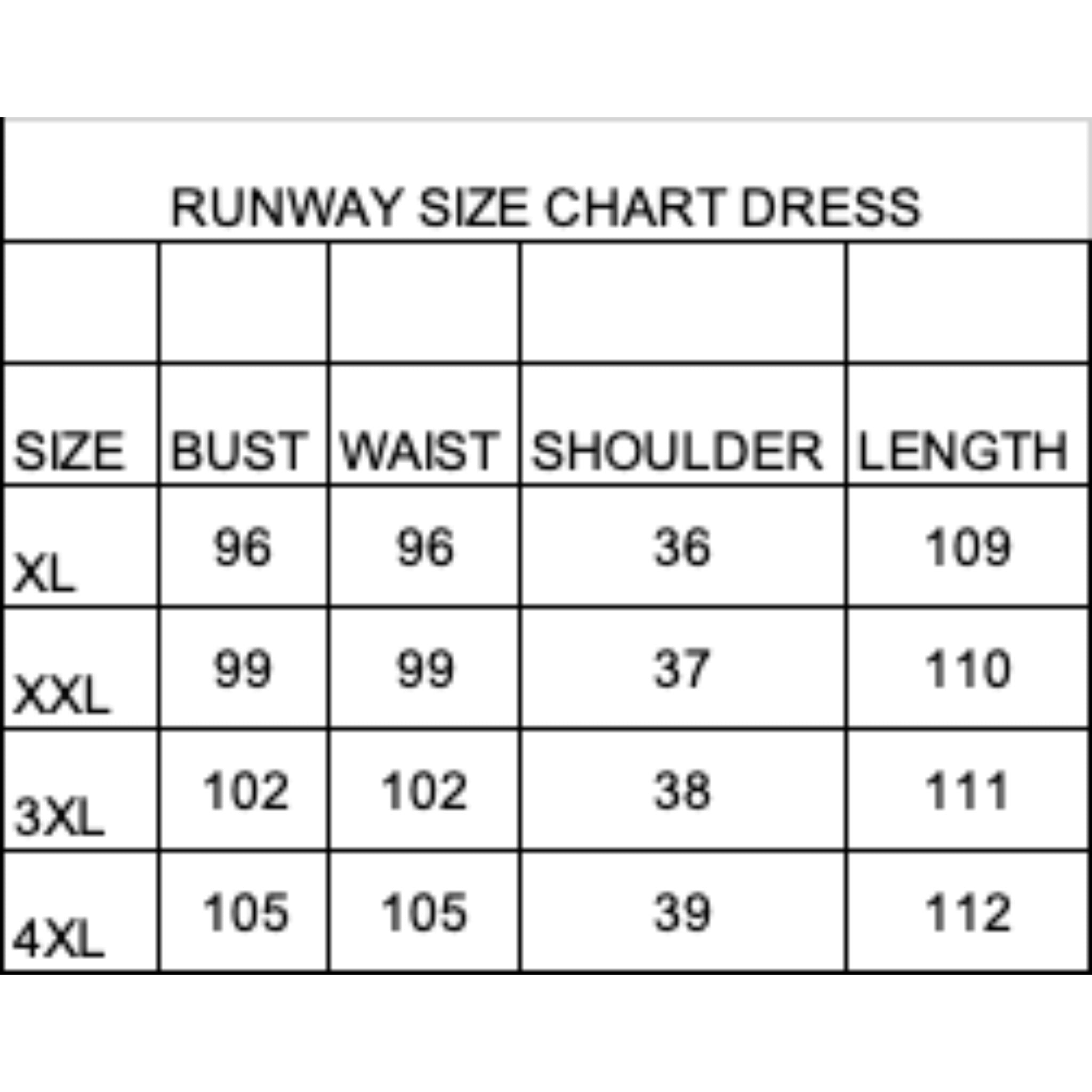 Runway Floral Print Dress - Orange