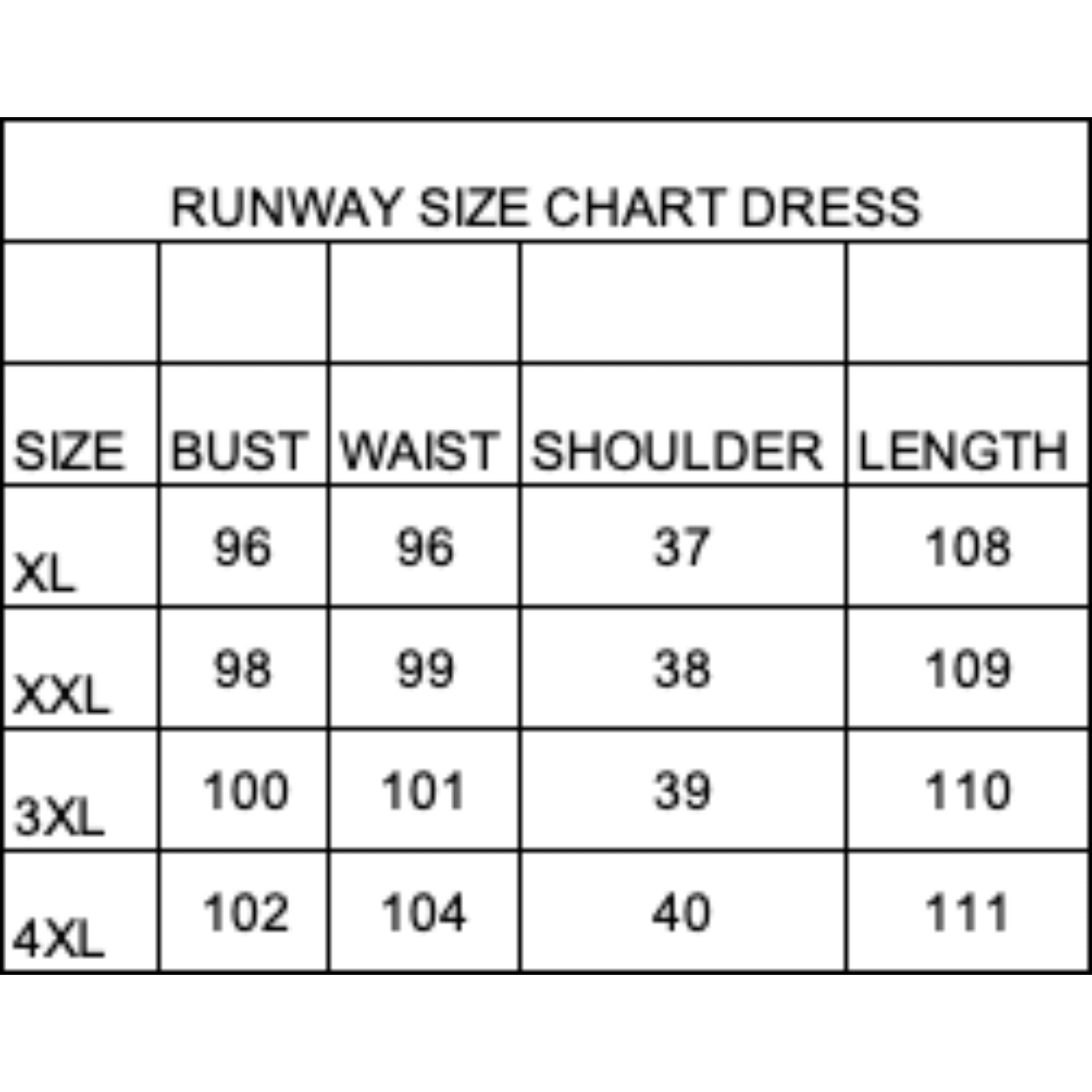Runway Printed Dress - Green