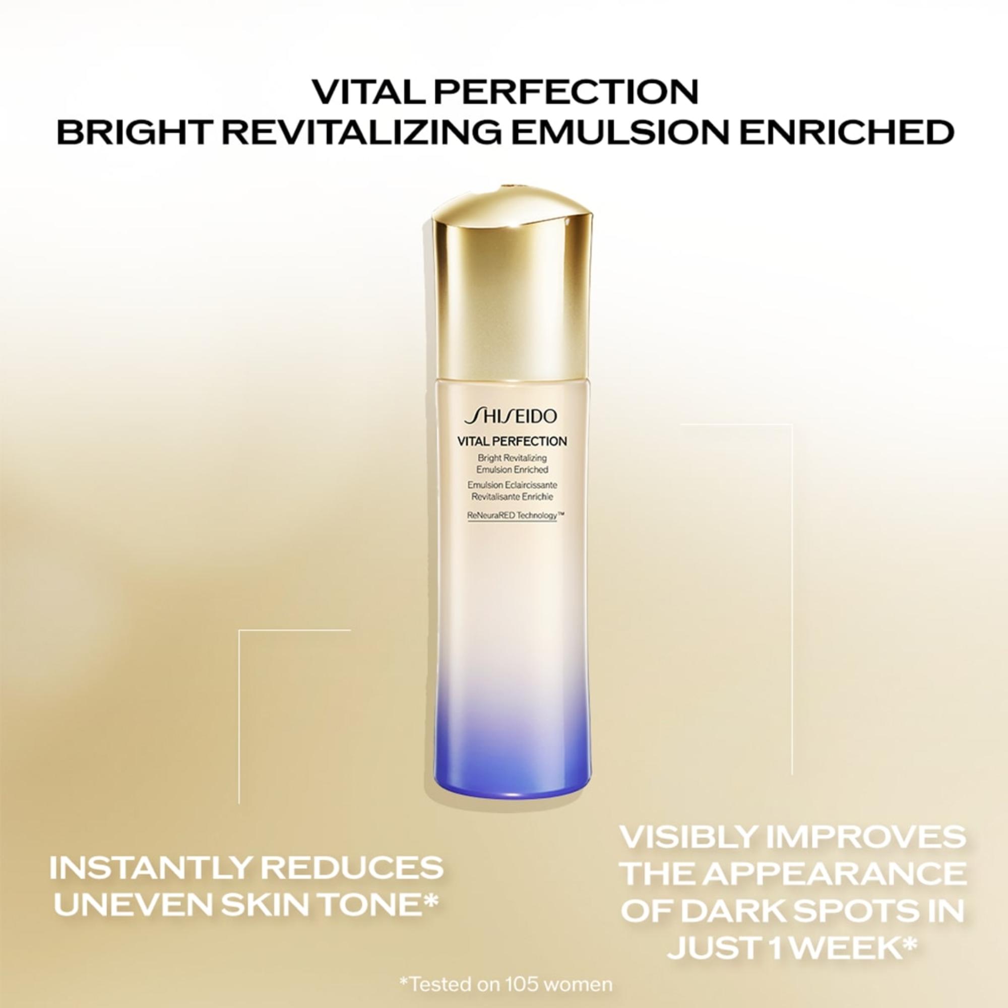 Shiseido Vital Perfection Bright Revitalizing Emulsion 100ml