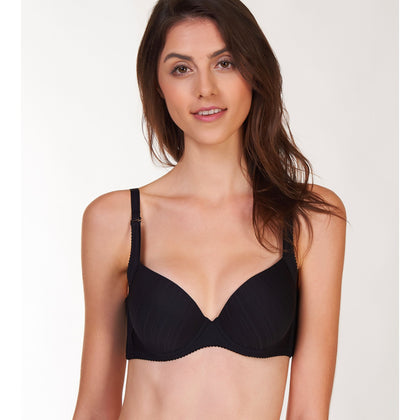 Triumph Pure Invisible Wired Padded Bra - Black